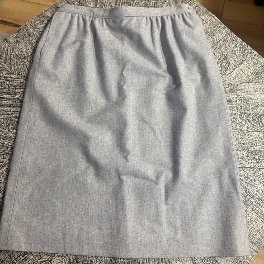 Pendleton Classic Gray Pencil Skirt
